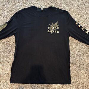 Black Braid Indigenous Black Metal Shirt
